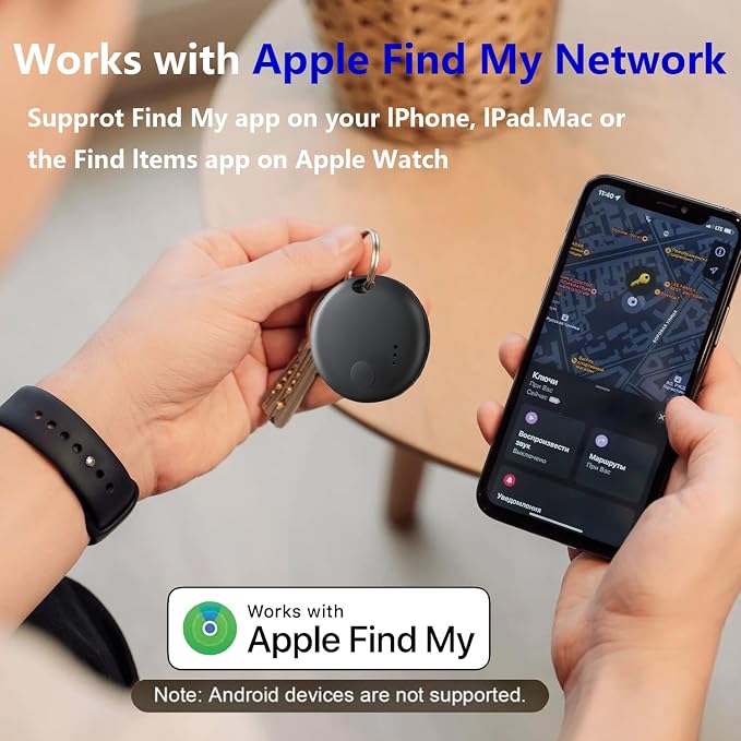 Air Tracker Tag-4 Pack, Smart Bluetooth Tracker, Smart Tag Item Finders Works - Image 3