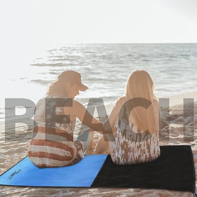 Frelaxy Pocket Picnic Blanket, Waterproof Sandproof Beach Mat, Compact Camping - Image 5