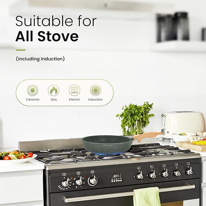 Kitchen Academy Removable Handle Pots and Pans Set - Image 3