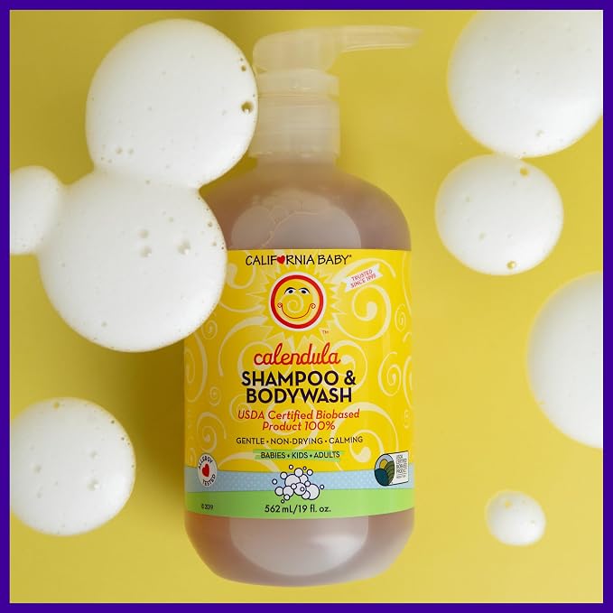 California Baby Calendula Shampoo and Body Wash - Image 5
