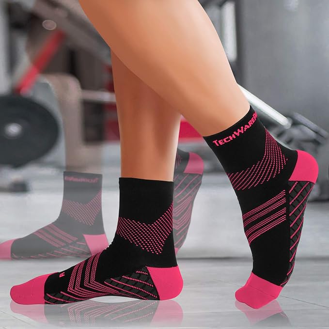 TechWare Pro Plantar Fasciitis Socks – Cushion Ankle Compression Socks Women & - Image 6