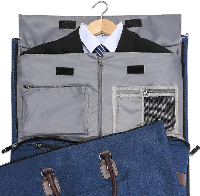 Convertible Garment Bag with Toiletry Bag, Modoker Carry on Garment Duffel Bag - Image 3