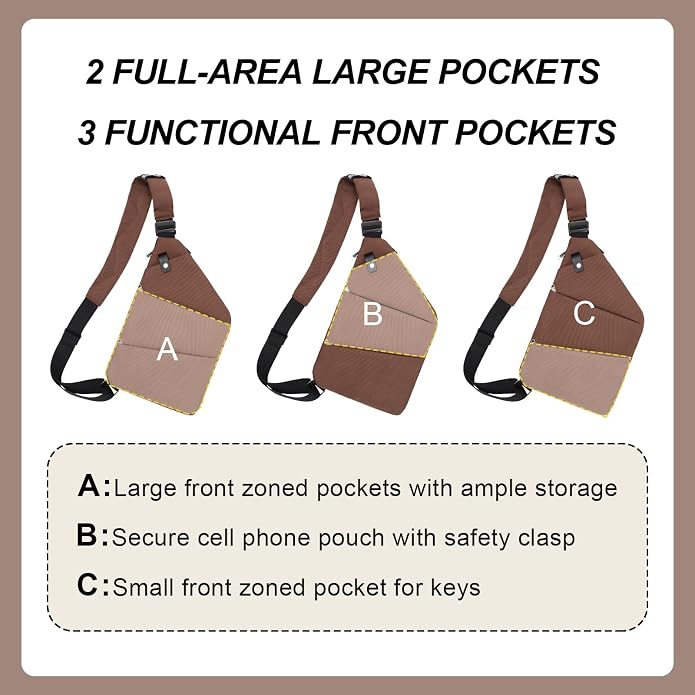 Anti Theft Crossbody Travel Bags - Image 6