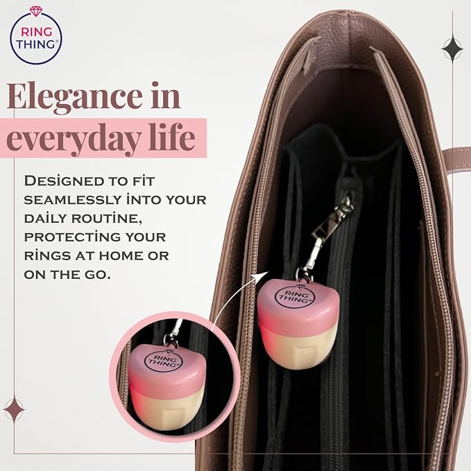 RING THING - Ring Holder Keychain, Jewelry Organizer and Storage, Portable - Image 5