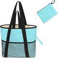 8-Pocket Waterproof Tote for Women -Sandproof Beach Bag by Unknown