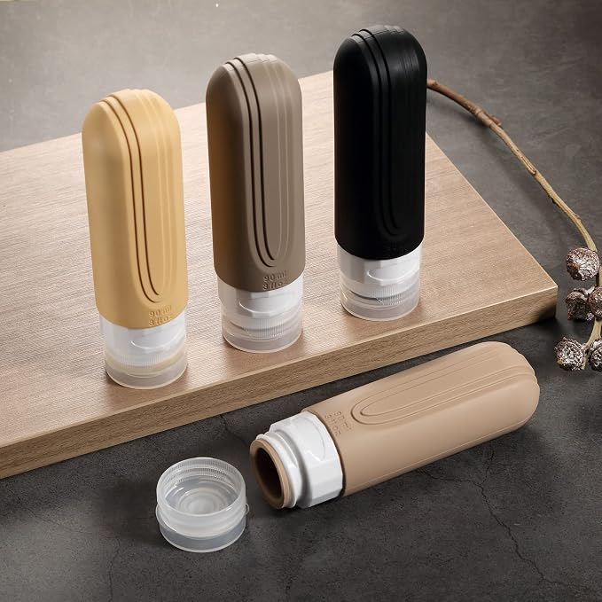 Travel Bottles for Toiletries, Tsa Approved 3oz Travel Size Containers BPA Free - Image 8