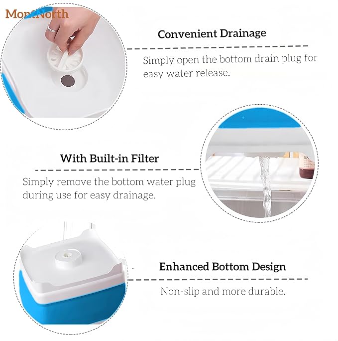 Collapsible Wash Basin 9L, Foldable Dish Tub - Image 6