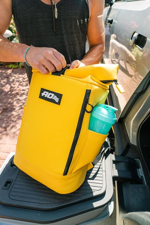 AO Coolers Nomad Backpack Cooler, Waterproof Roll-Top - Image 9