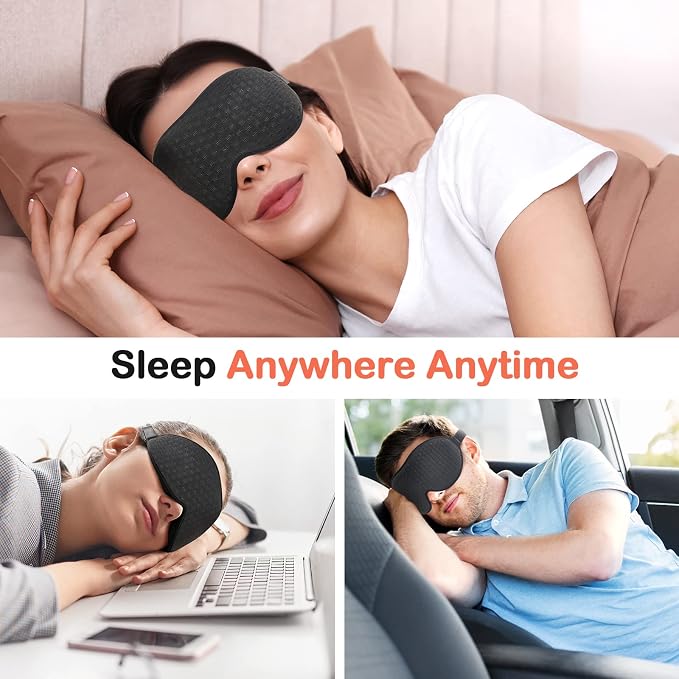INNELO 3D Contoured Sleep Mask for Side Sleepers - Image 7
