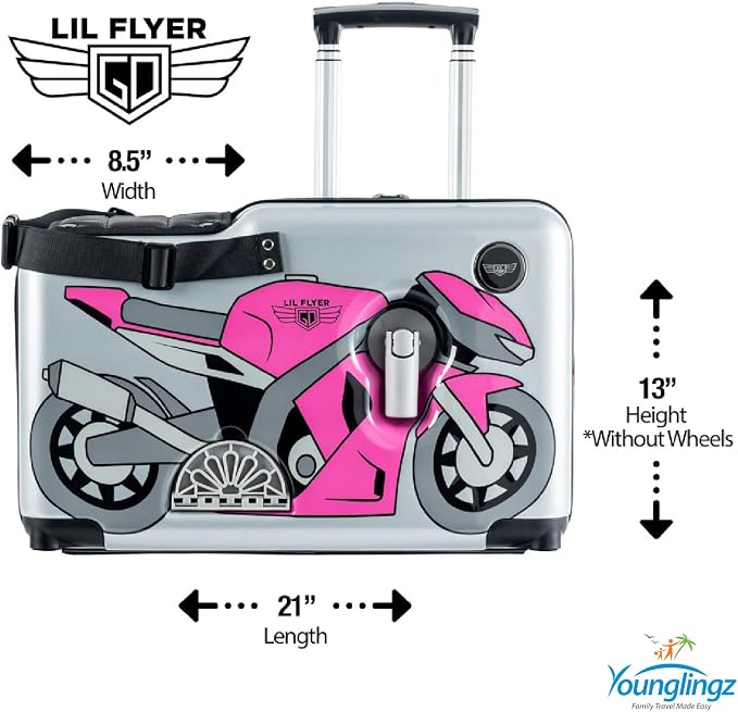 Younglingz LIL FLYER GO Version 2 Ride On Suitcase - Image 8