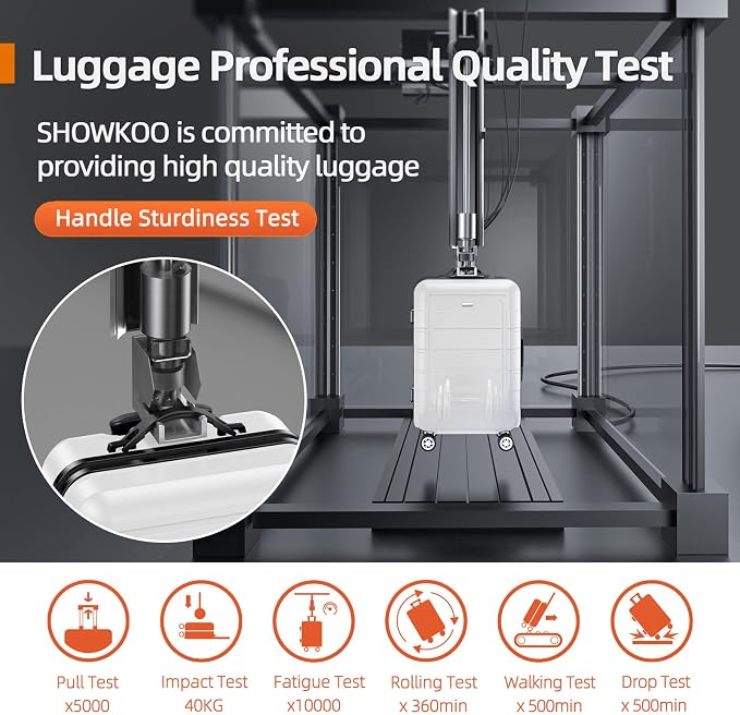 SHOWKOO Luggage Sets Expandable PC+ABS Durable Suitcase Sets Double Wheels TSA - Image 7