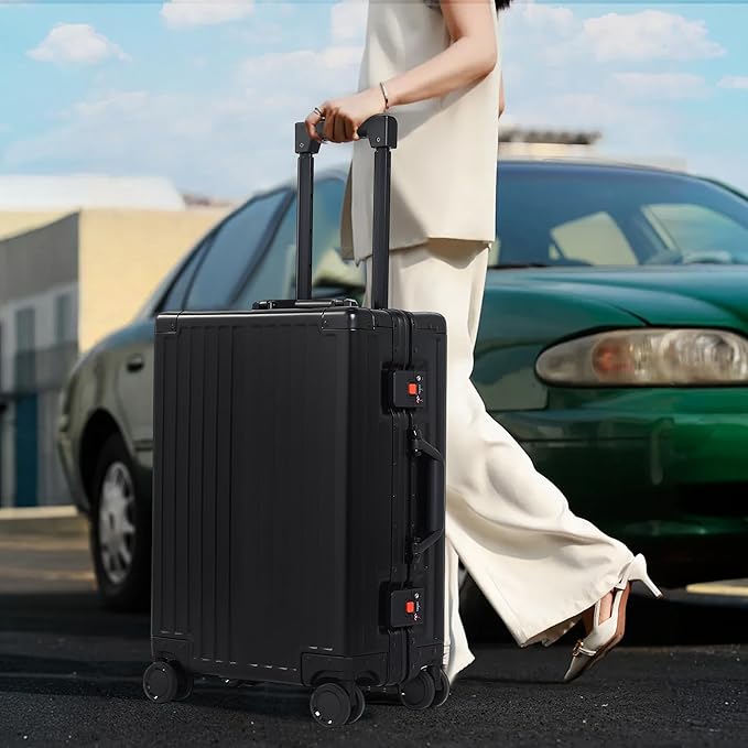 UrbanExplorer All Aluminum Carry On Luggage 22x14x9 Airline Approved Heavy Duty - Image 8