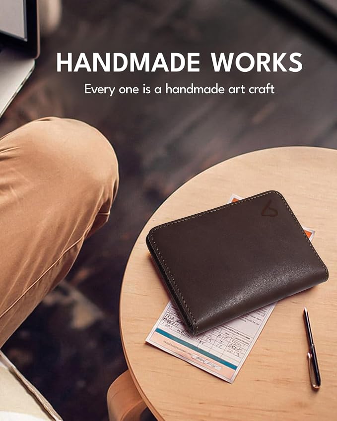 ALLIVE Passport Holder for Travel Women Men, Genuine Leather Passport Cover - Image 4