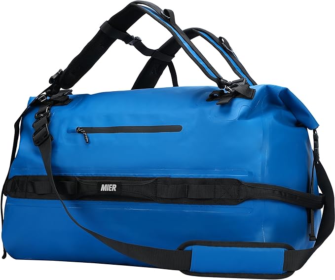 MIER Large Waterproof Duffel Bag Rolltop Dry Backpack Duffle Bags by MIER