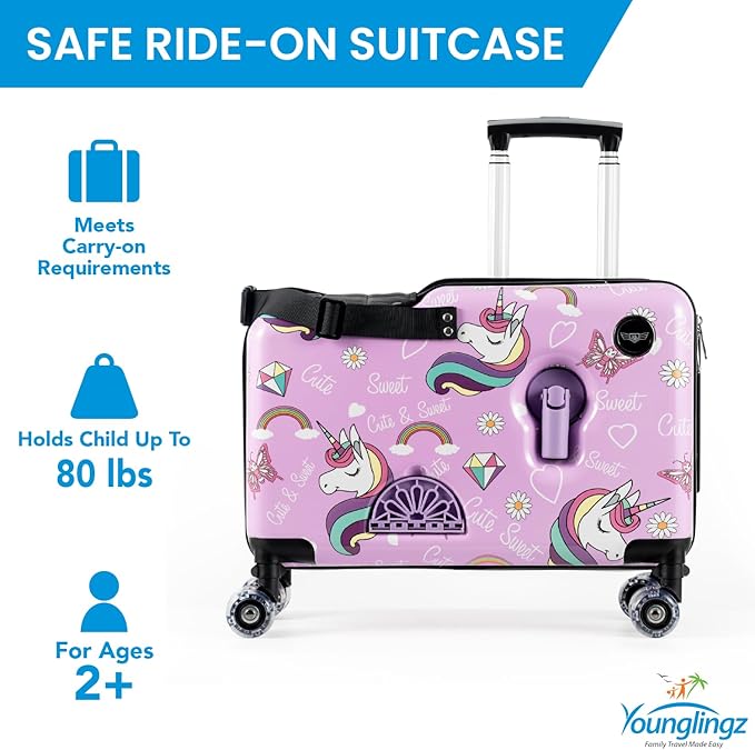 Younglingz LIL FLYER GO Version 2 Ride On Suitcase - Image 5