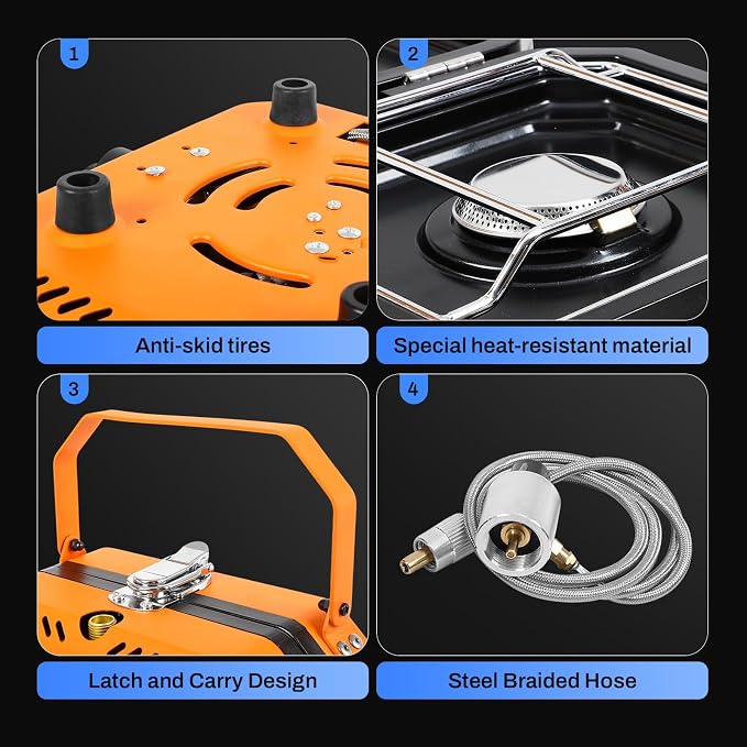 Adjustable 2-Burner Portable Stove - Image 6