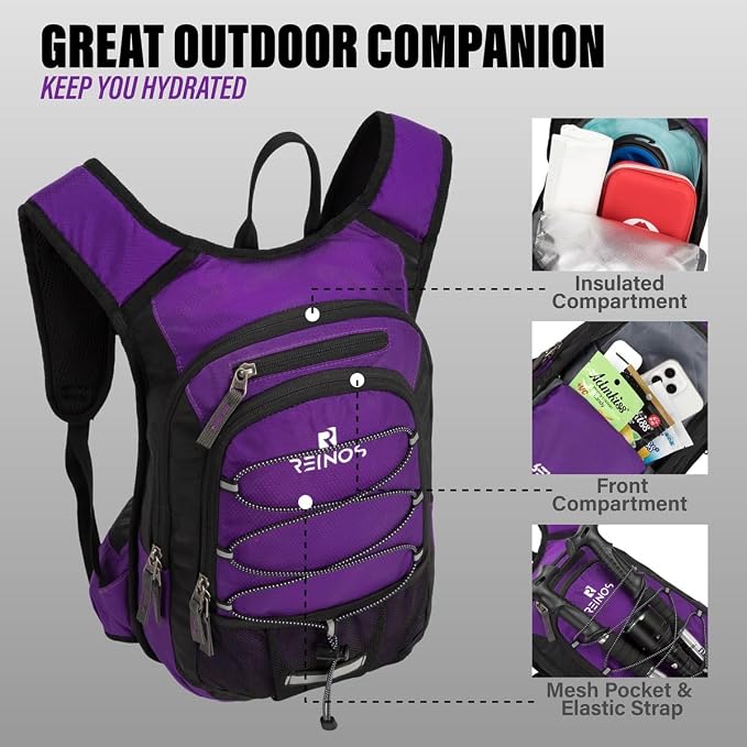 Hydration Pack Backpack with 3L Water Bladder - Image 3