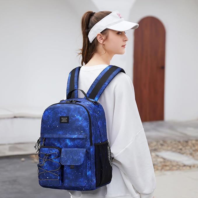 Lohol Galaxy Backpack for Kids Teen Boys Girls, Daypack - Image 2