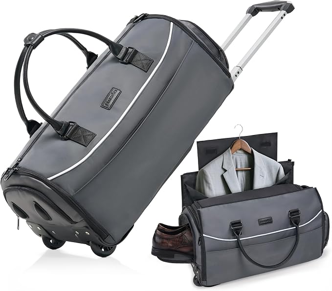 Fanwoli 3-in-1 Rolling Garment Bag by Fanwoli