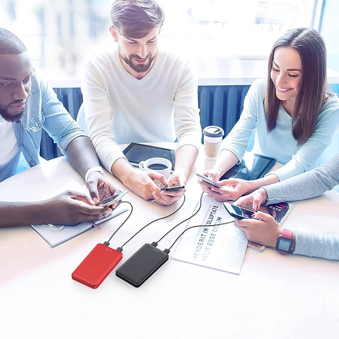 Portable Charger Power Bank 10000mAh, Ultra Slim Compact External Battery Pack - Image 6