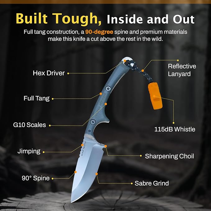 Scout Feather - Fixed Blade Survival Knife - Image 5