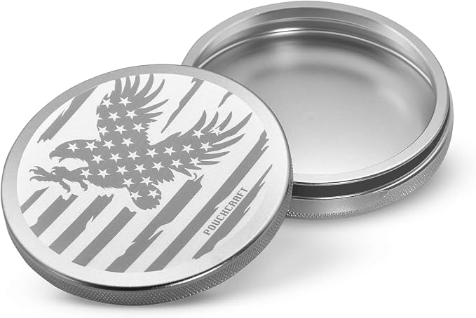 Metal Pouch Can | Metal Container | Slim EDC Pocket Tin | Airtight & - Image 3