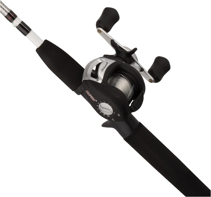 Shakespeare Alpha Medium 6' Low Profile Fishing Rod and Bait Cast Reel Combo - Image 2