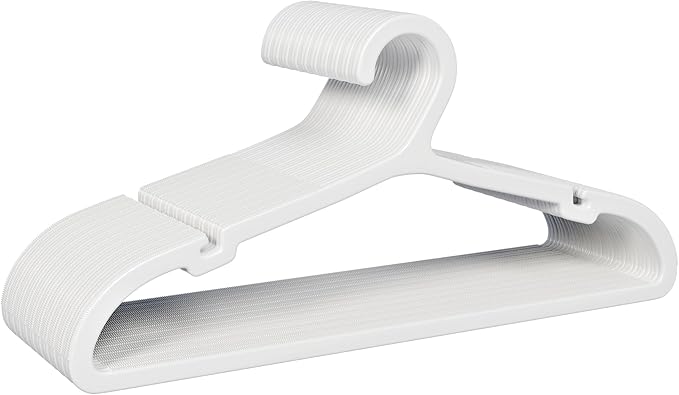 30 Pack Clothes Hangers, Non Slip Plastic Coat Hangers, Space Saving Hangers by Liveinacomfortablehome
