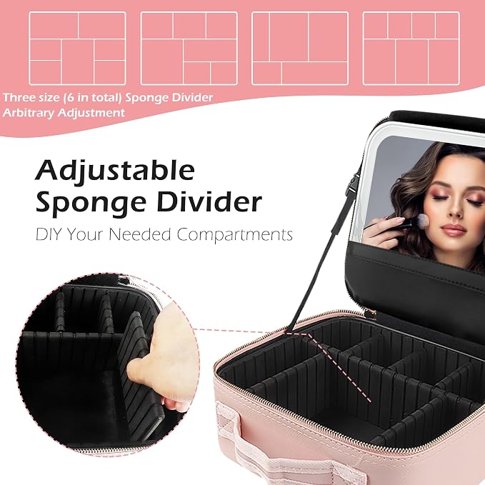 MOMIRA Travel Makeup Bag Cosmetic Bag - Image 6