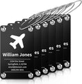 6 Pack Personalized Luggage Tags by Unknown