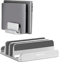 JARLINK 4-in-1 Adjustable Vertical Laptop Stand Holder, Aluminum Dual Slots by JARLINK