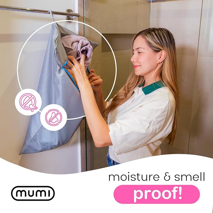 MUMI Travel Laundry Bag – Moisture & Smell-Proof Wash Bag - Image 5