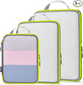 Cipway Mesh Compression Packing Cubes, Ultralight See Through Luggage Organizer by Cipway