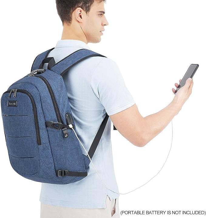 Tzowla Business Laptop Backpack Anti-Theft Backpack - Image 6