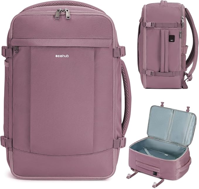 ECOHUB Travel Backpack for Women, Carry on Backpack by ECOHUB