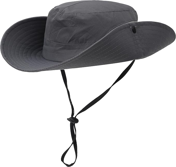 Womens Summer Sun Hat Beach Hat Wide Brim Outdoor UV Protection Hat Foldable - Image 5