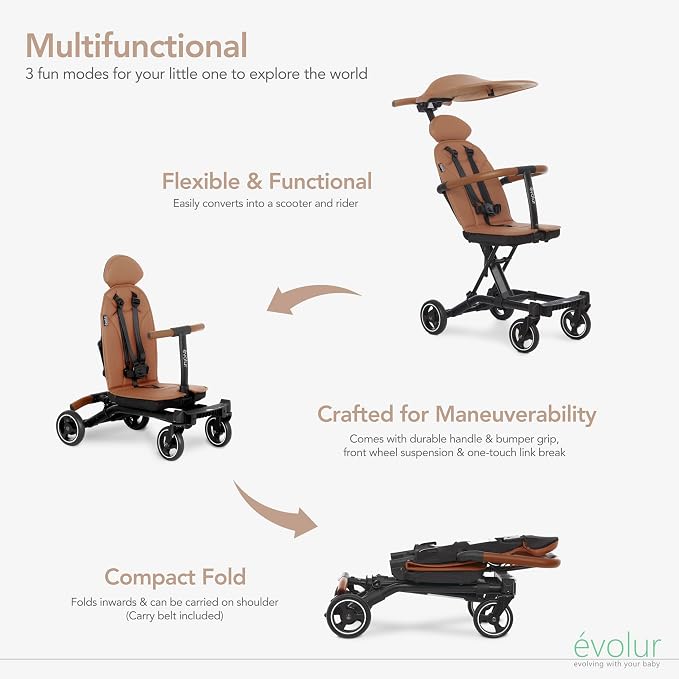 Evolur Cruise Rider Stroller - Image 5