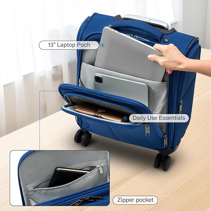 16 Inch Underseat Carry On Luggage - Image 5