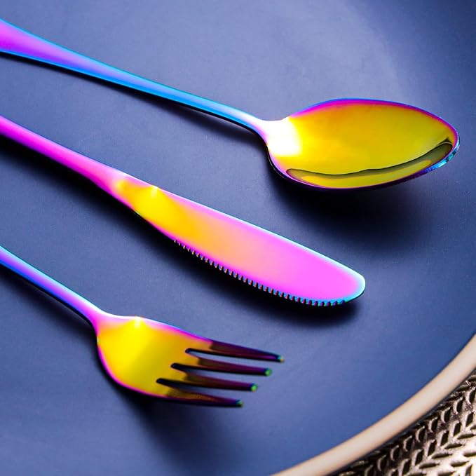 Portable Utensils Set with Case, Lunch Box Includ Fork Spoon Knife, Dishwasher - Image 3