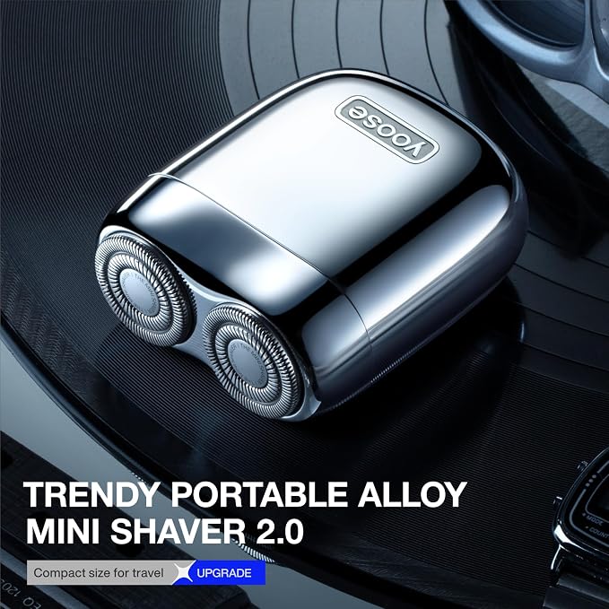 yoose Mini Shaver, Portable Alloy Electric Shaver - Image 2
