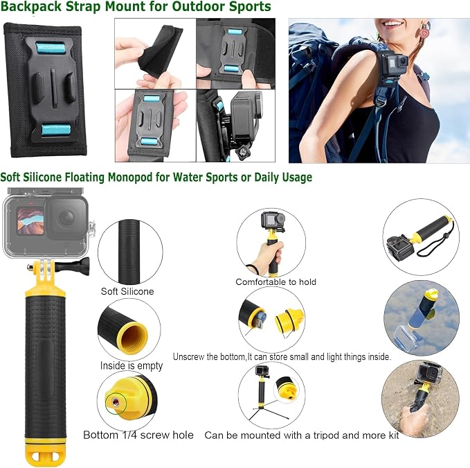Gurmoir Accessory Kit with Waterproof Case - Image 3