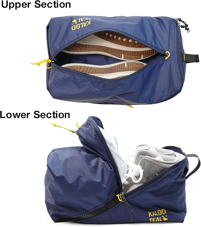 Ultralight Travel Shoe Bag 10L, Fits 2 Pairs Shoes, Large Water-Resistant - Image 3