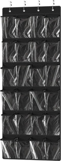 Simple Houseware 24 Pockets Large Clear Pockets Over The Door Hanging Shoe by SimpleHouseware