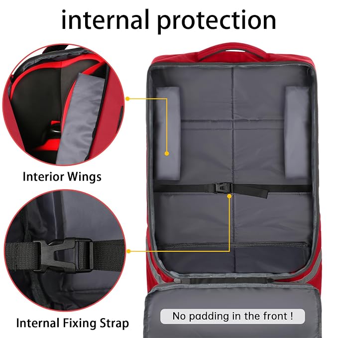 YOREPEK Car Seat Travel Bag, Padded Car Seats Backpack - Image 4
