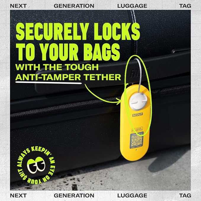Knog Scout iOS Smart Tag, Tracker & 85d Alarm– Rechargeable Luggage Tag - Image 6