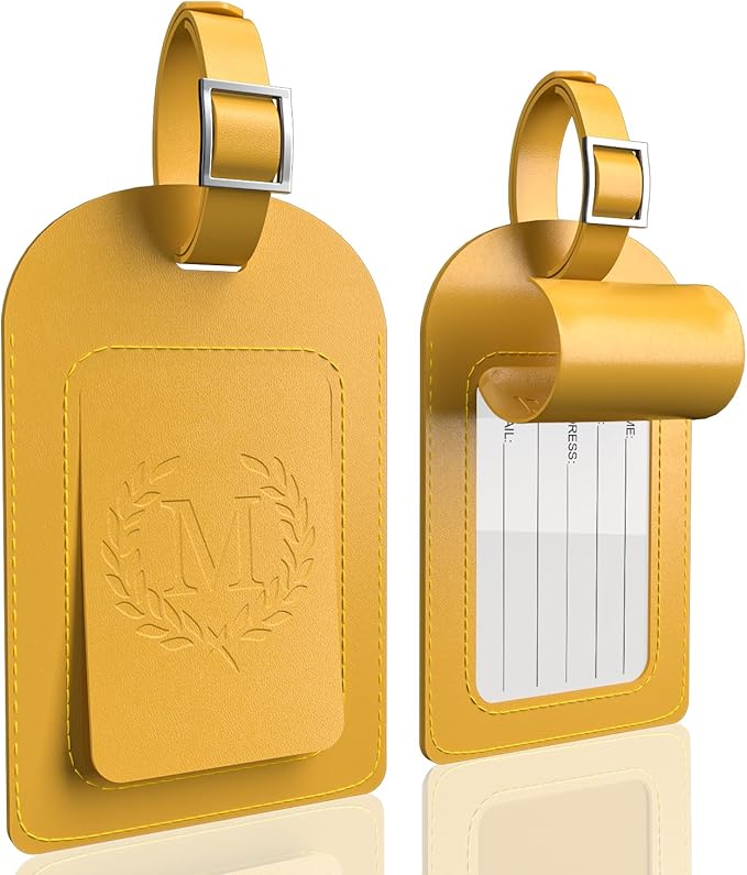 FESAS 3 Pack A-Z Alphabet Luggage Tags - Image 2