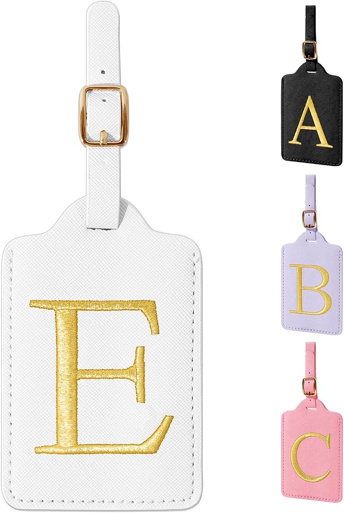 Personalized Initial Luggage Tags by izuzta