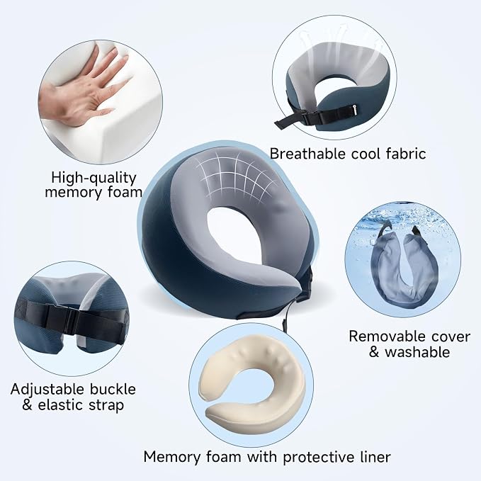 Travel Pillow/Neck Brace, Airplane Pillow - Image 3
