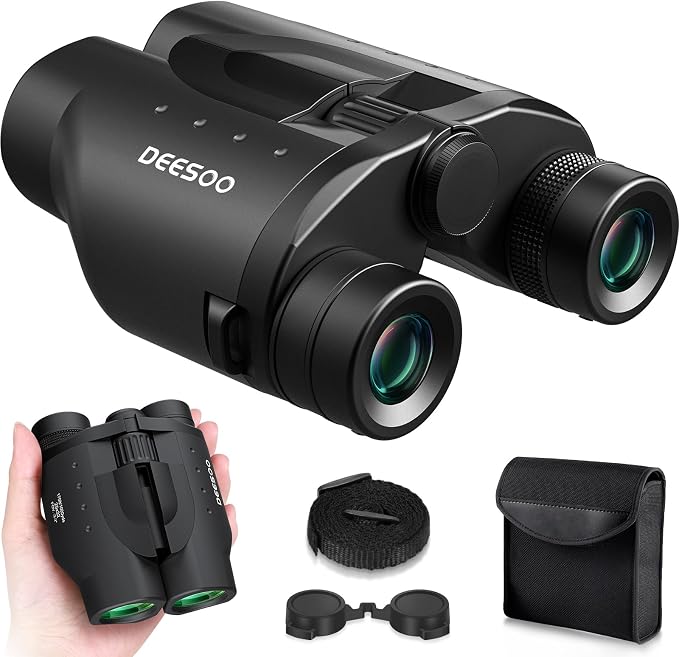 25x32 Binoculars for Adults Kids Compact by DeesooOptics