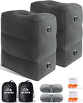 JefDiee Inflatable Travel Foot Rest Pillow, Kids Airplane Bed, Adjustable 3 by JEFDIEE